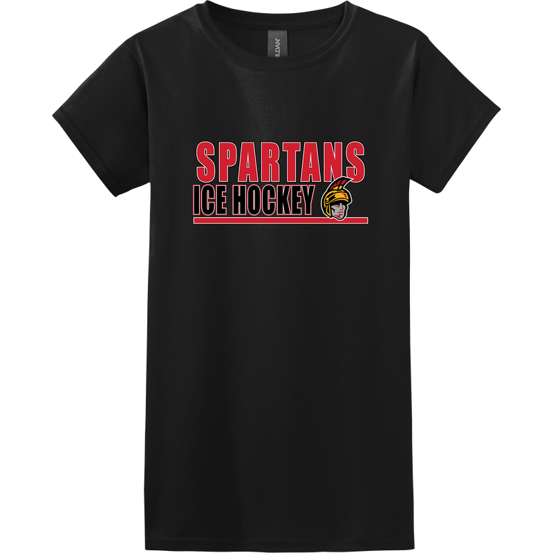 Seacoast Spartans (Ice Hockey) Softstyle Ladies' T-Shirt