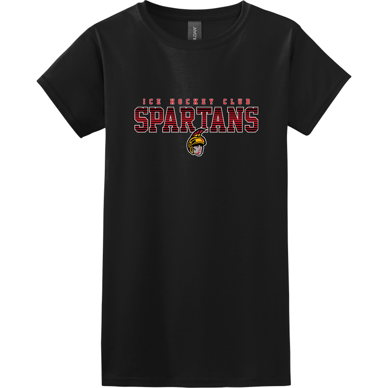 Seacoast Spartans (Ice Hockey) Softstyle Ladies' T-Shirt
