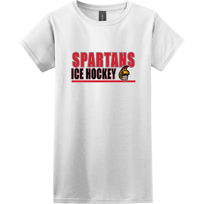 Seacoast Spartans (Ice Hockey) Softstyle Ladies' T-Shirt
