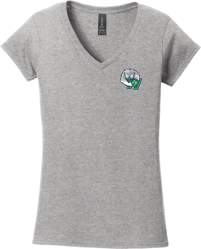 Woodbridge Wolfpack Softstyle Ladies Fit V-Neck T-Shirt