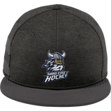 Hard Edge Hockey New Era Shadow Heather Striped Flat Bill Snapback Cap