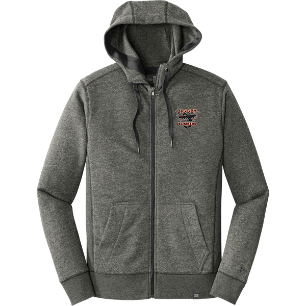 Biggby Bombers New Era French Terry Full-Zip Hoodie