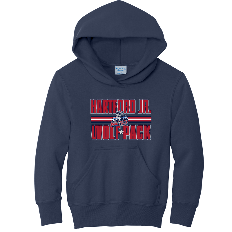 Hartford Jr. Wolfpack Youth Core Fleece Pullover Hooded Sweatshirt