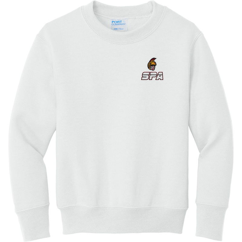 Seacoast Spartans (SPA) Youth Core Fleece Crewneck Sweatshirt