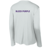 Curry College (Bleed Purple CC) Youth Long Sleeve PosiCharge Competitor Tee