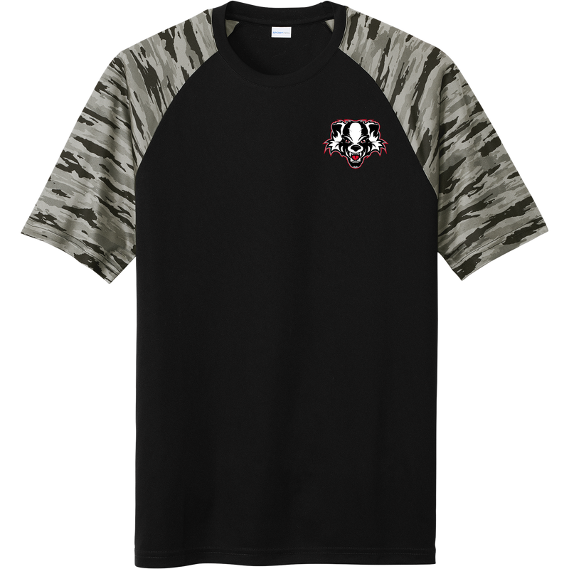 Scary Badgers Drift Camo Colorblock Tee